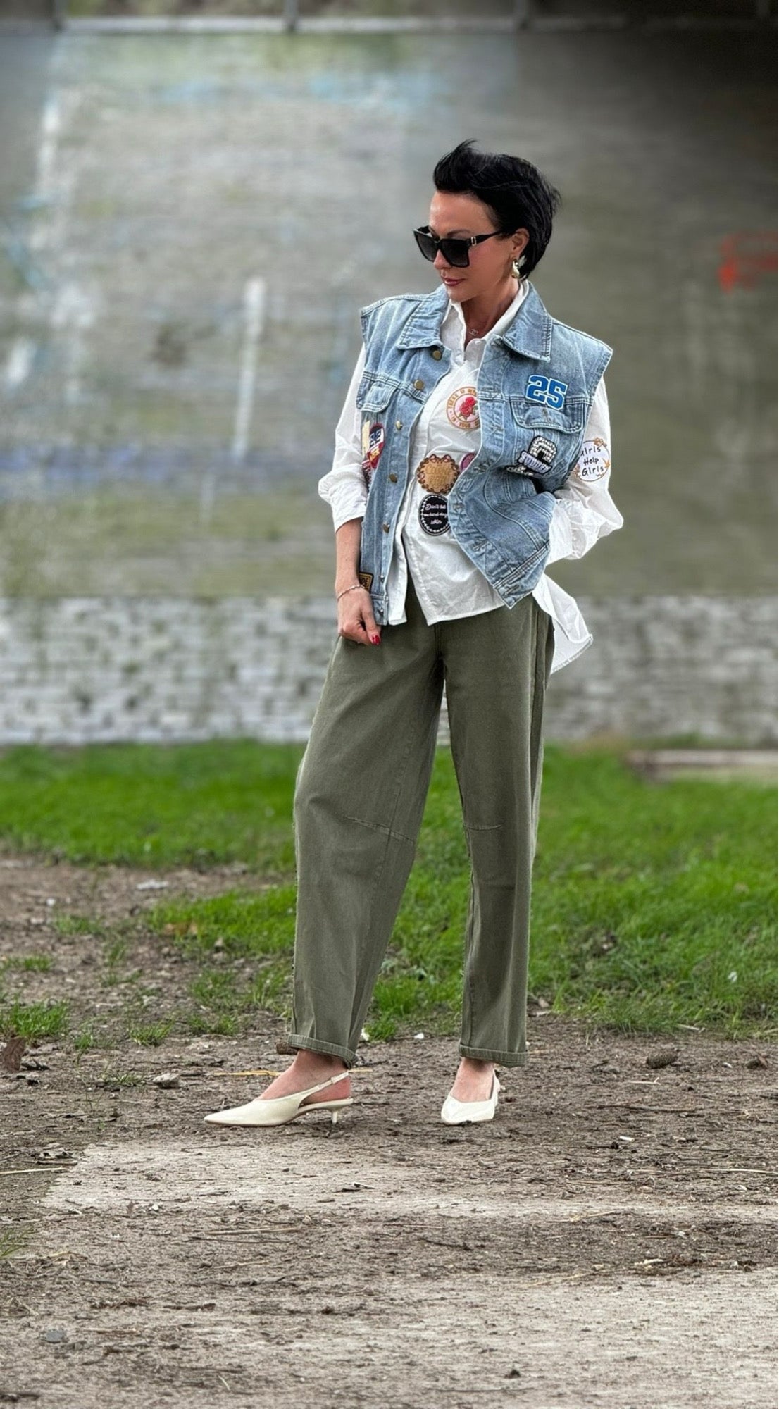 Jacket Leyla patched