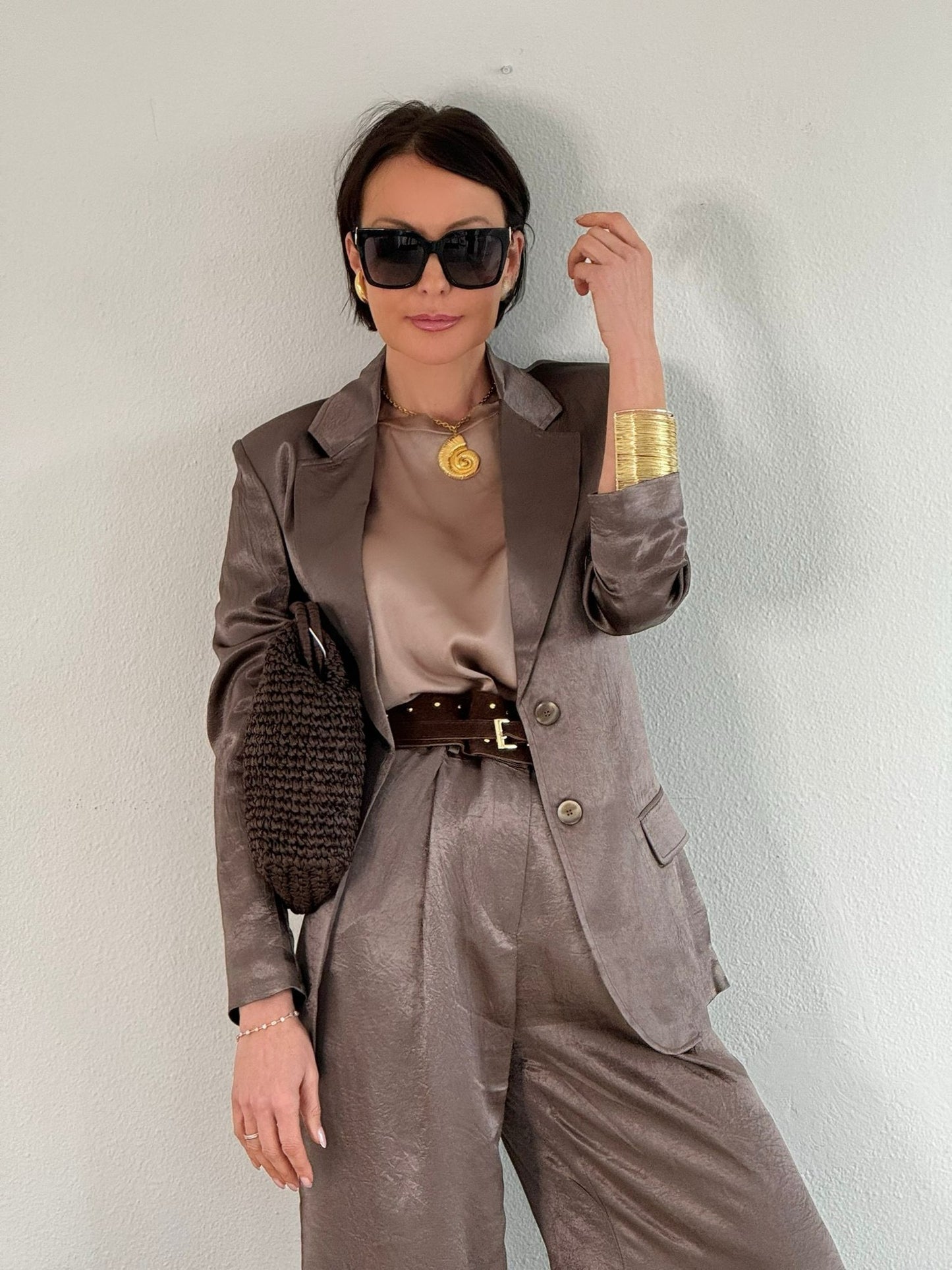 Blazer lilas Clarice