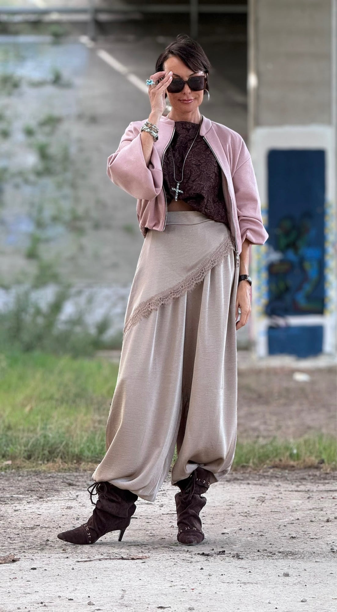 Pants Donna sand