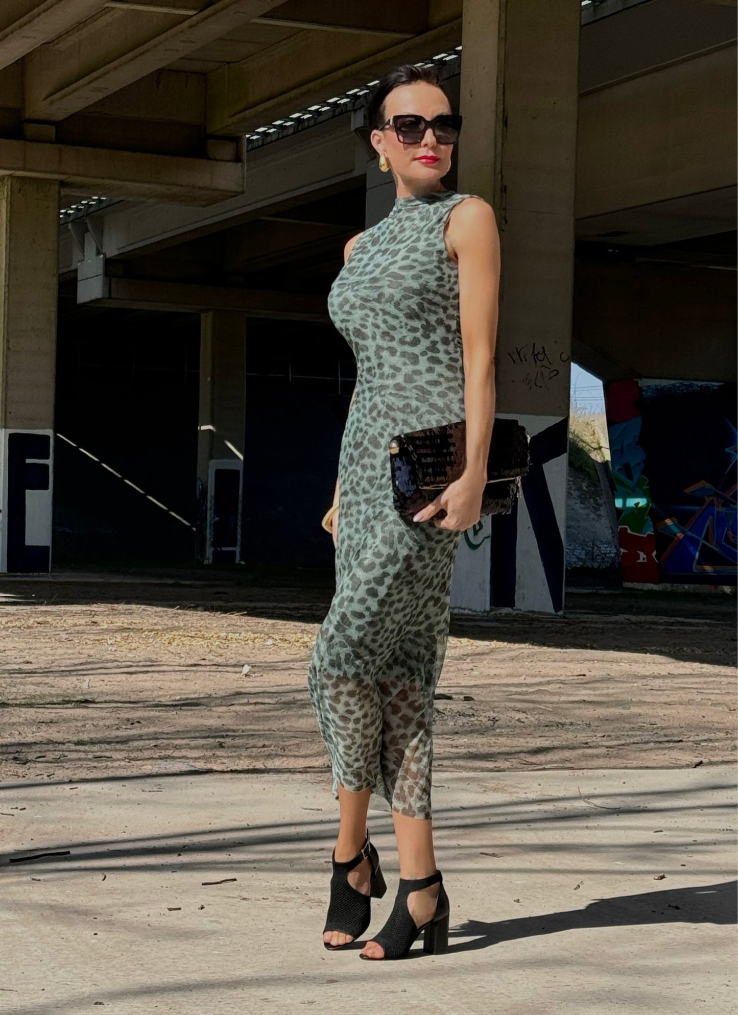 Dress leo verde