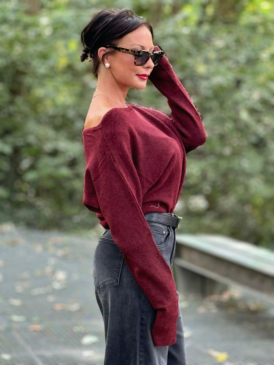 Pull Colette burgundy
