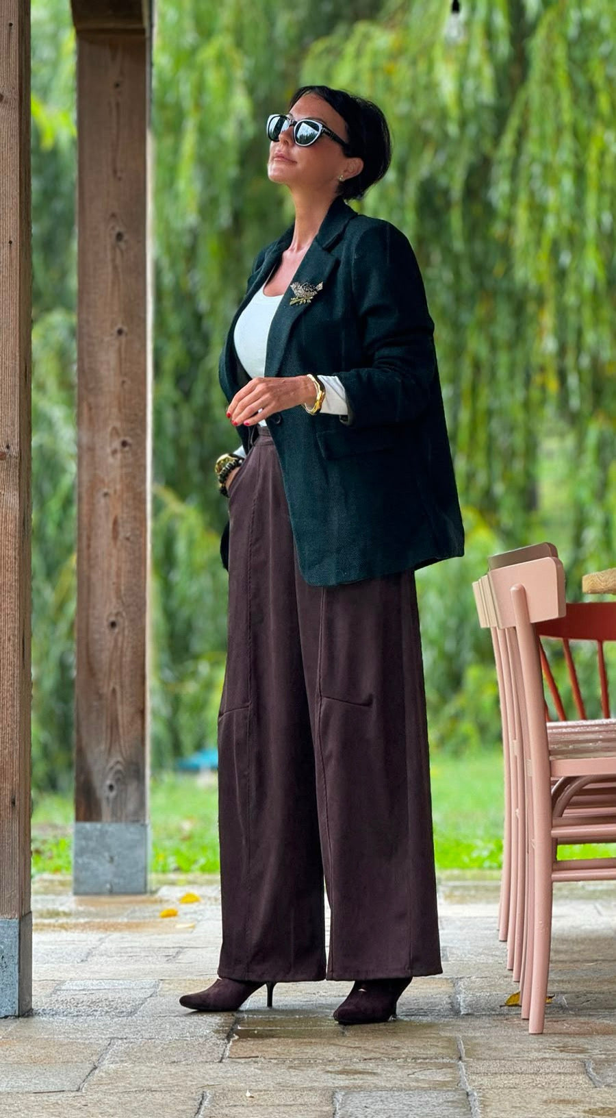 Blazer Stella smaragd green
