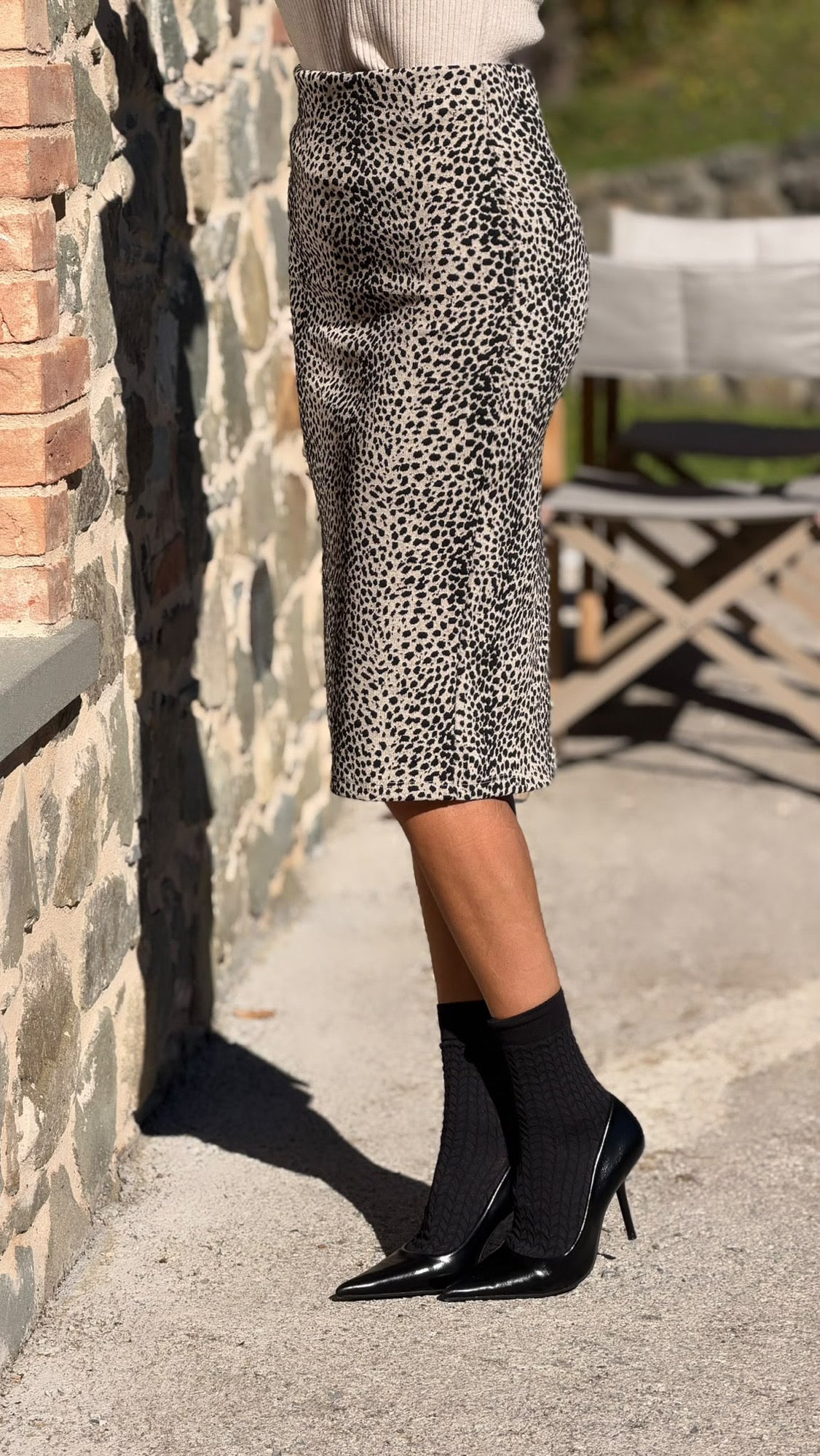 Skirt mary printed