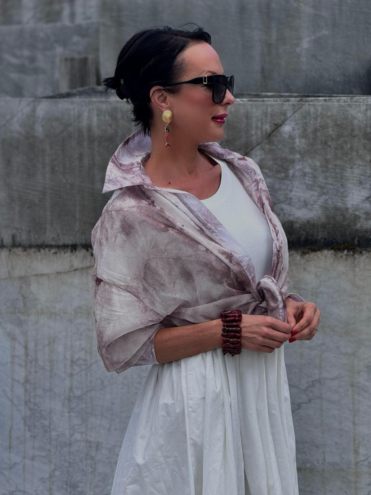 Blouse Paola old pink