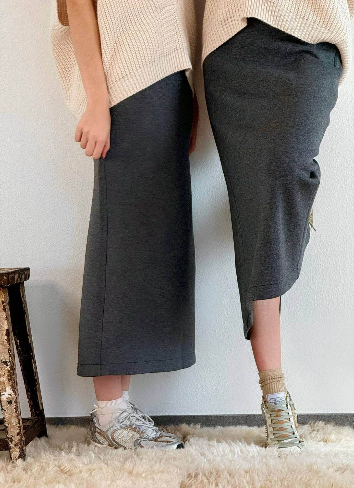 Skirt sweater April long + belt