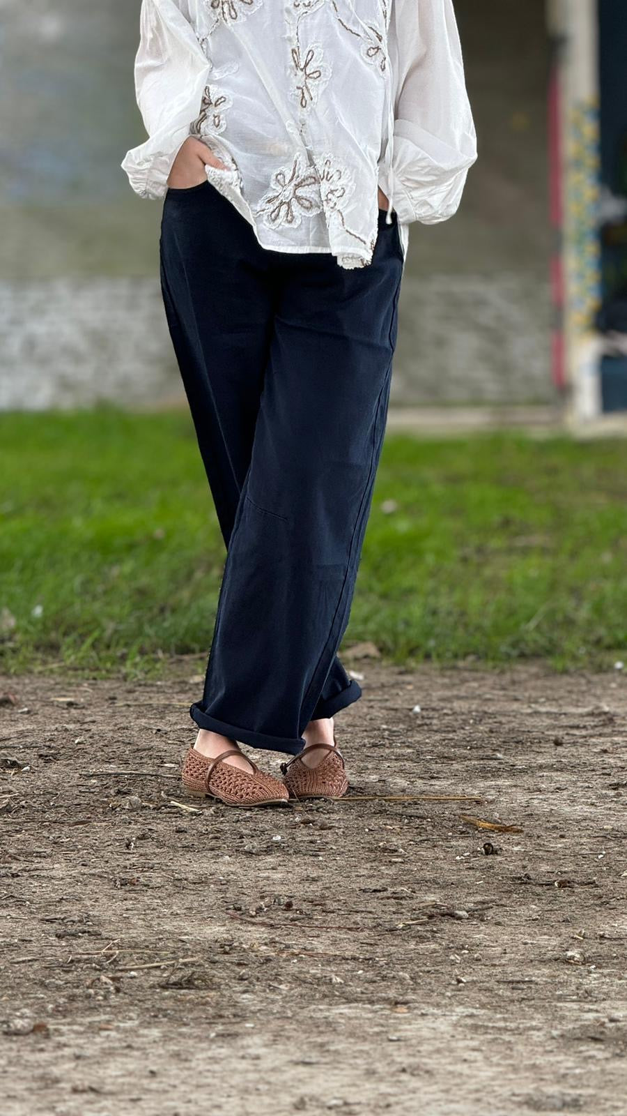 Jean Odette bleu marine