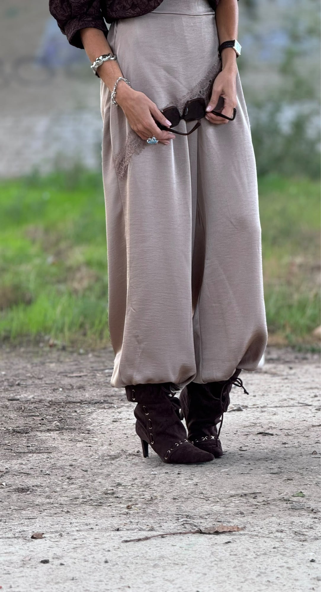 Pants Donna sand