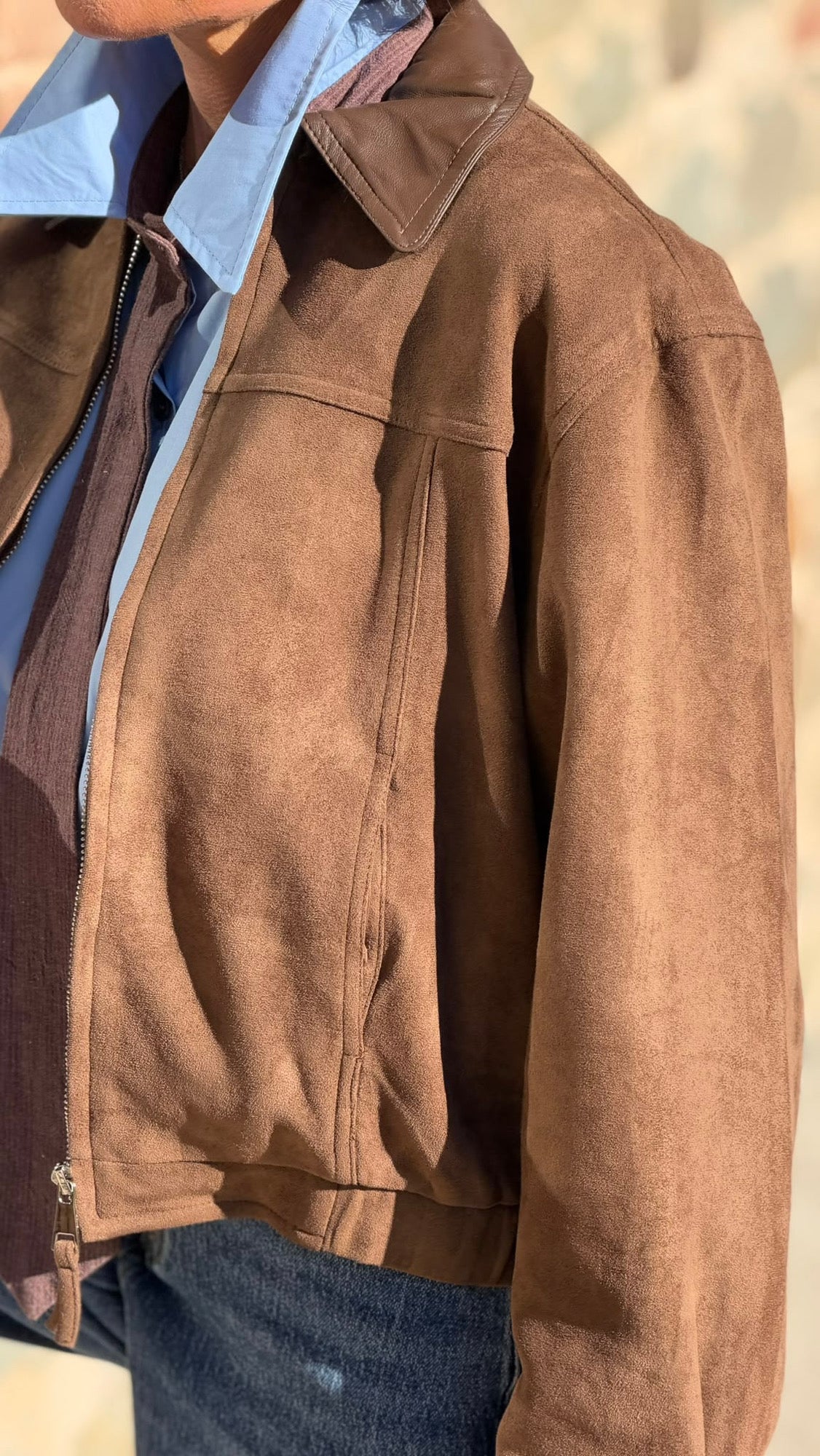Jacket Leah daim look