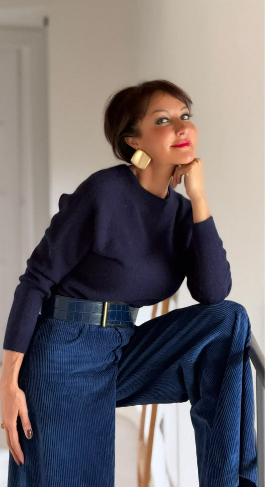 Pull Mila lm dark blue