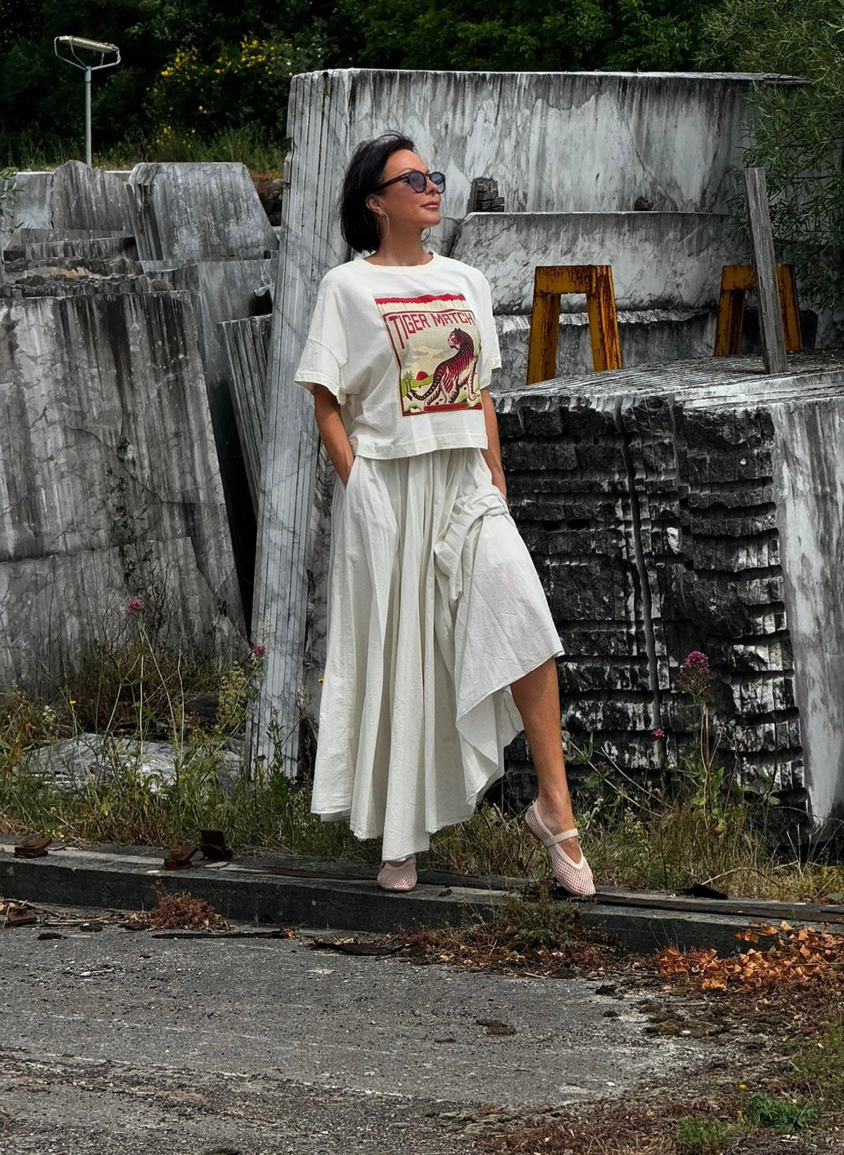 Skirt Amauri cream