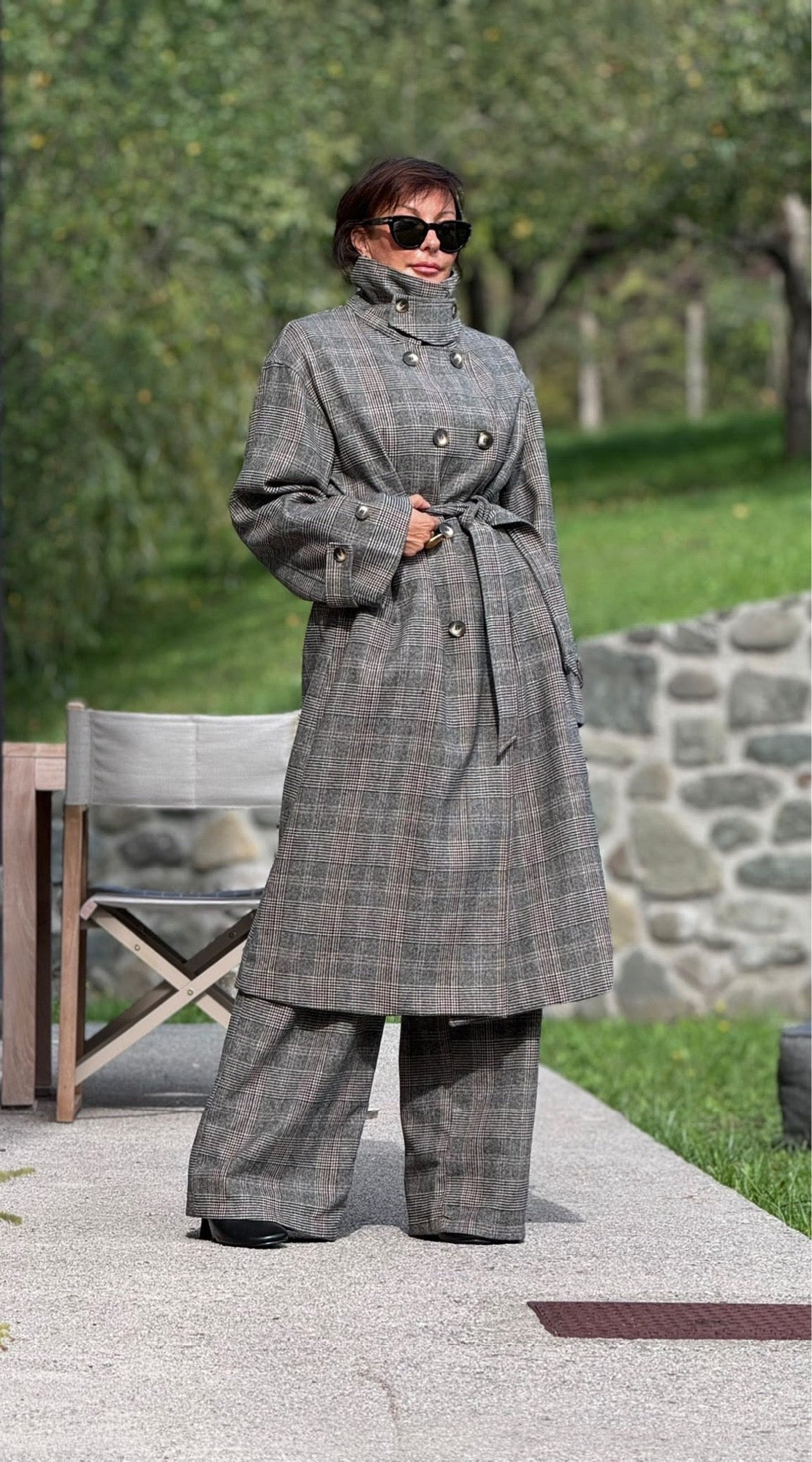 Coat Vera tartan