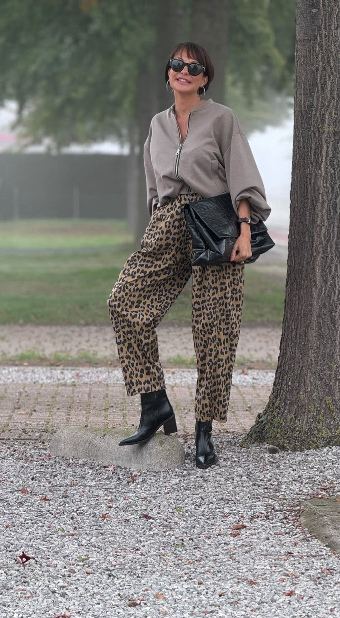 Jacket Donna bomber taupe