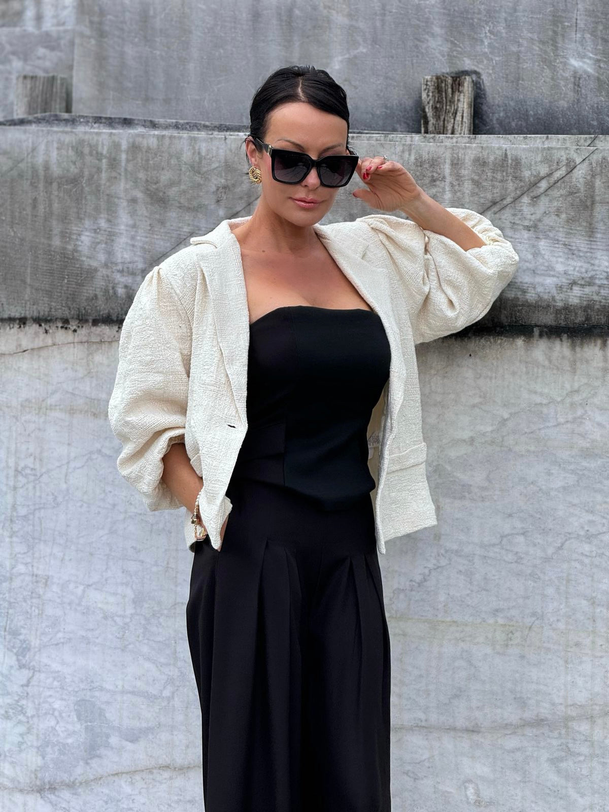 Blazer Clarice cream