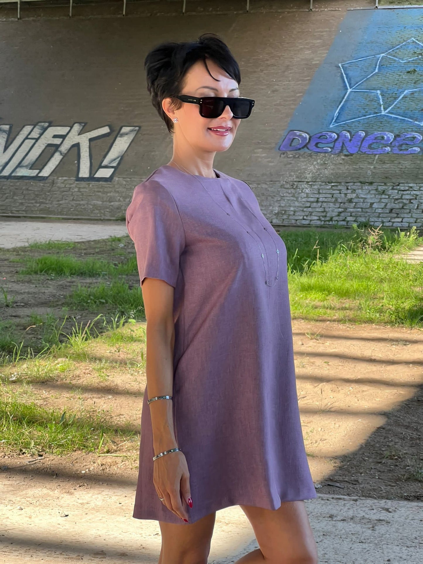 Dress shorts lilac