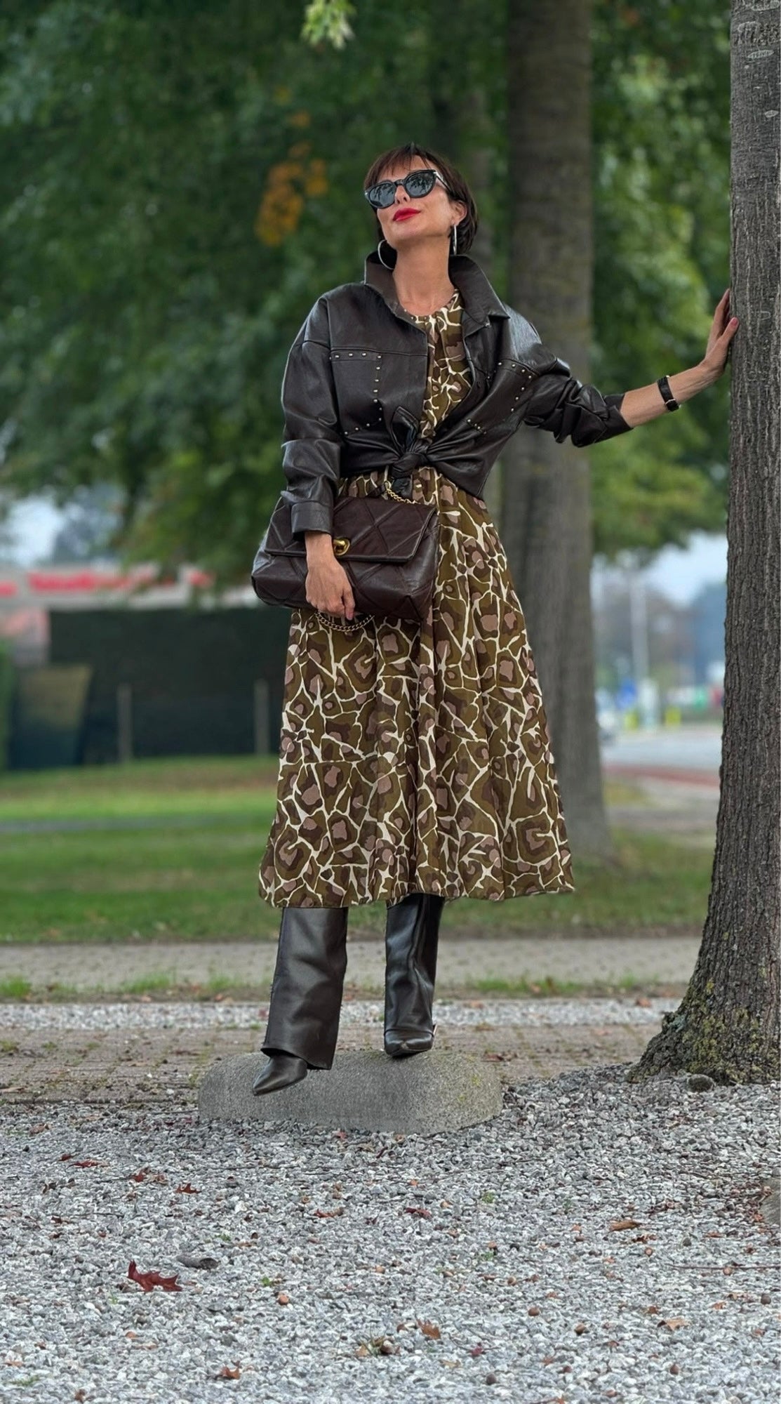 Veste Allegra clous chocolat