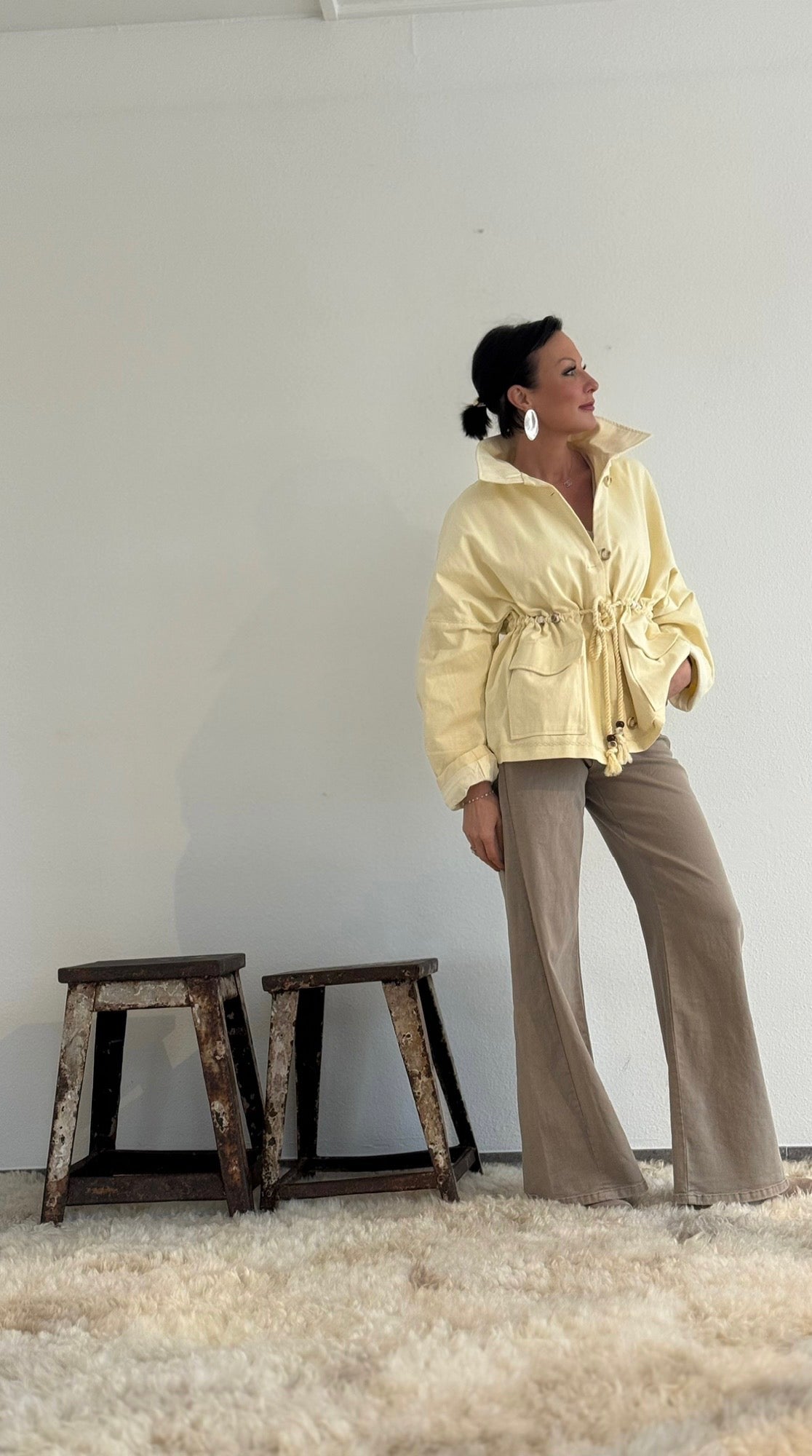 Enrober de beurre jaune