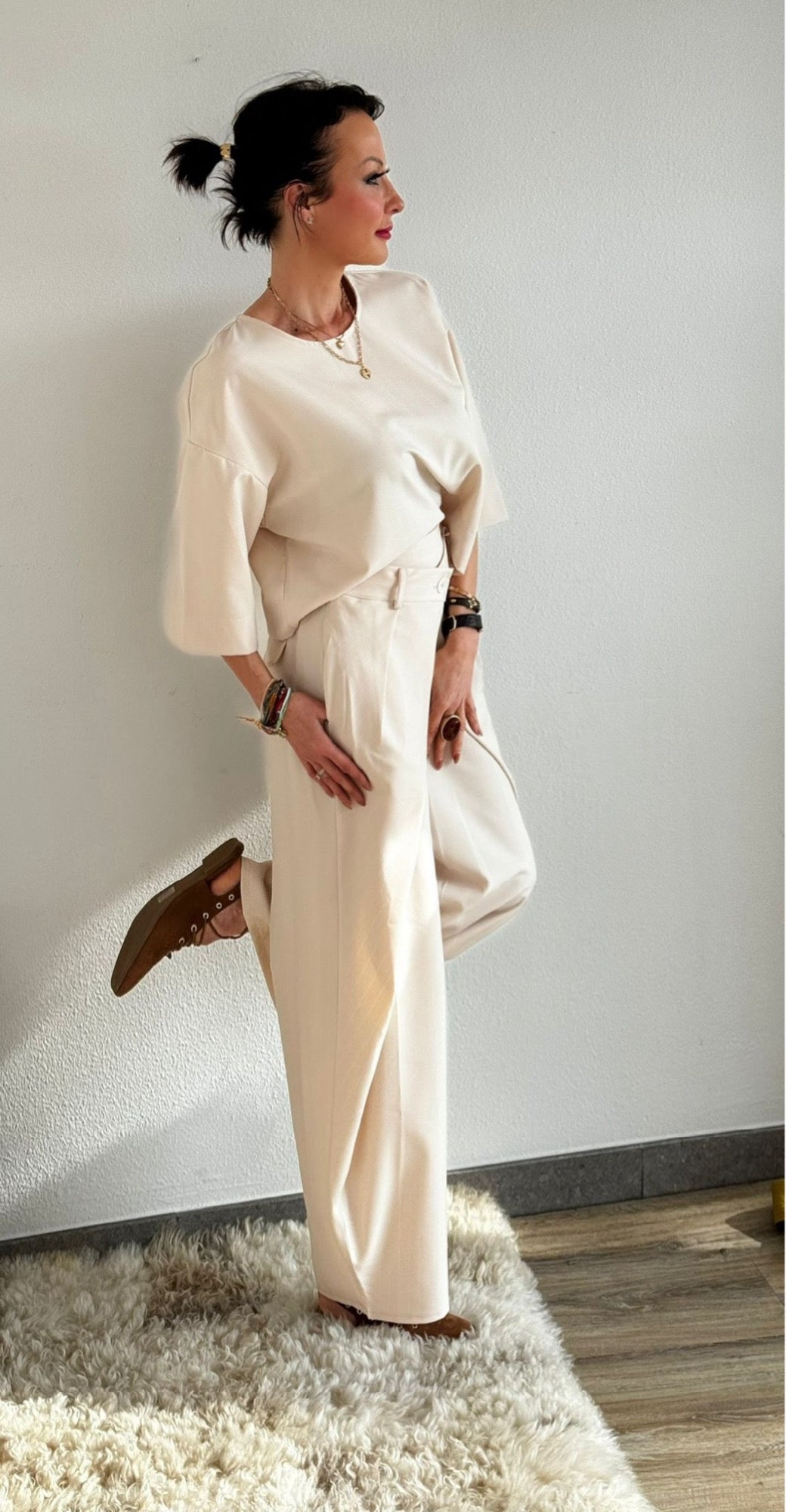 Pantalon Delphine nue