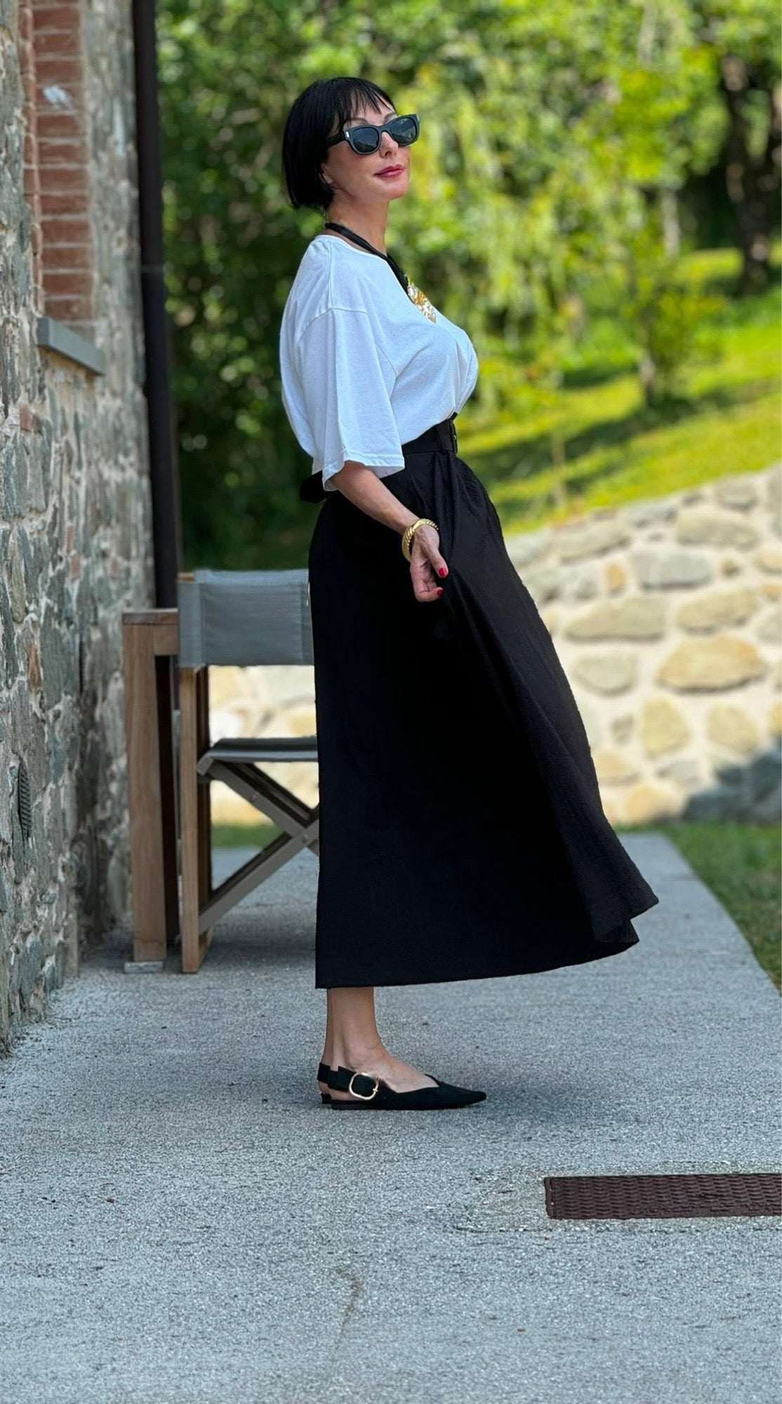 Skirt Margritte black