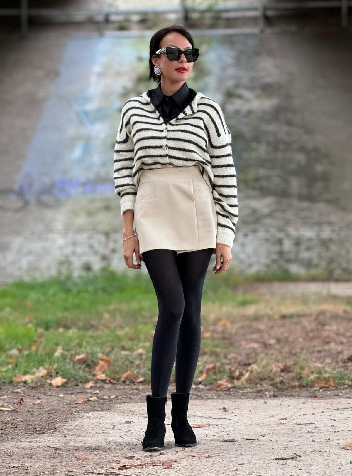 Short skirt Maris cream