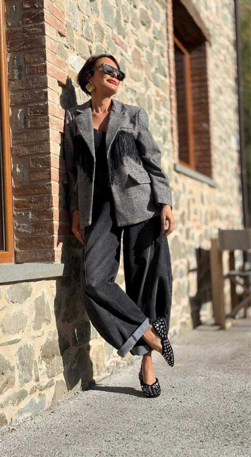 Blazer Celia fringes