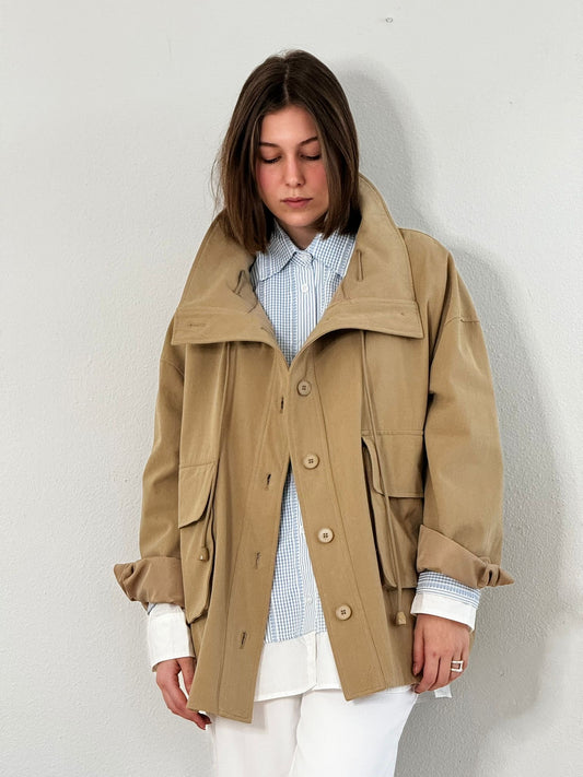 Coat trench Gill camel