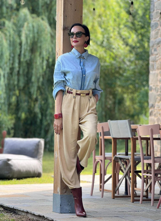 Harvest jeans blouse