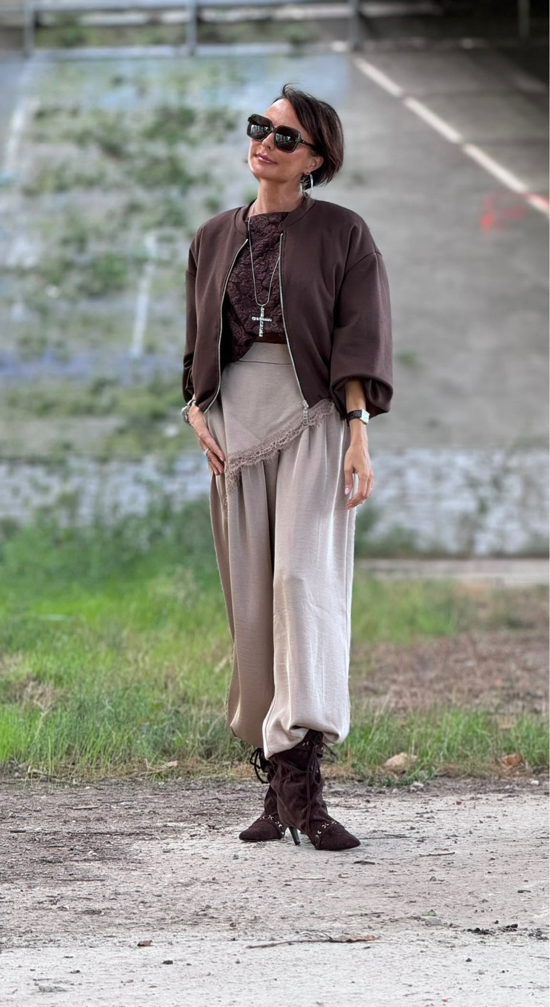 Pants Donna sand