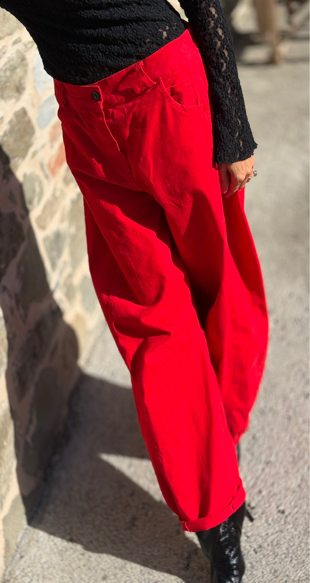 Pants Celia red