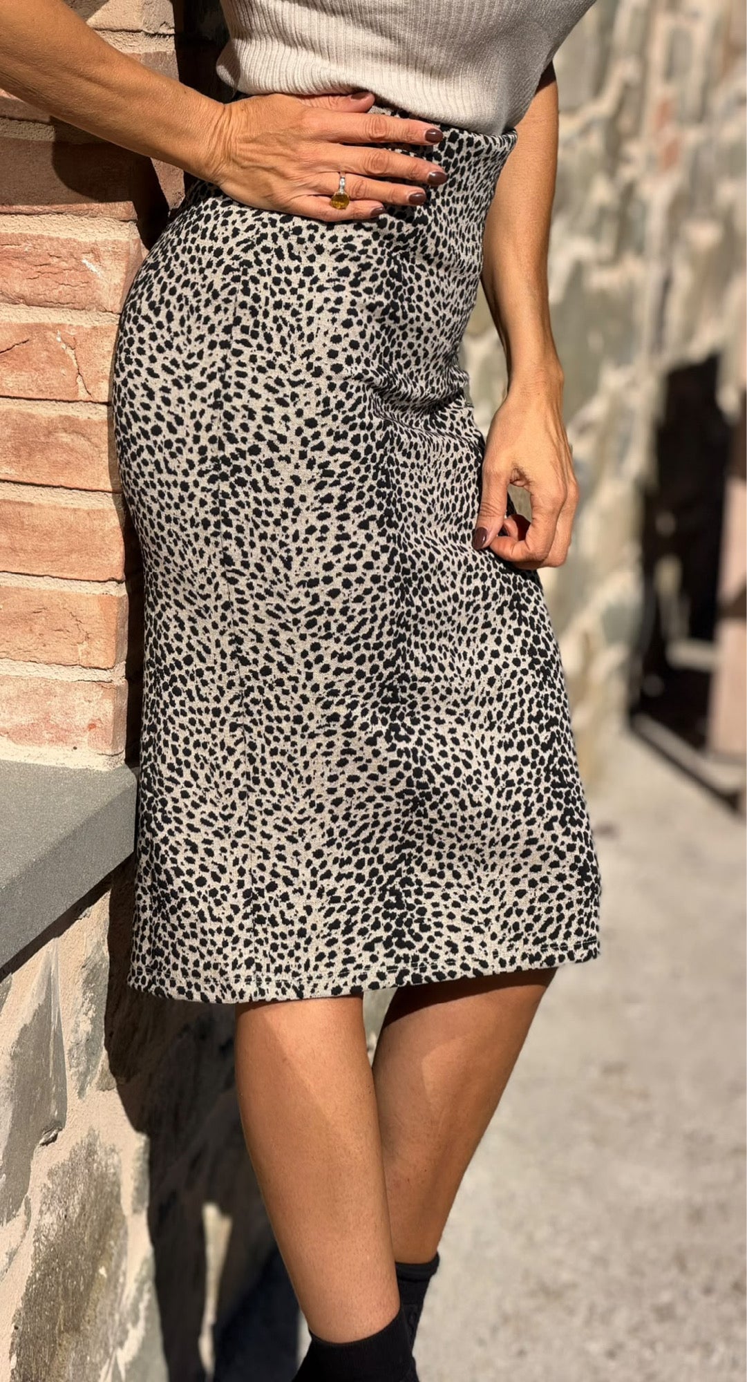Skirt mary printed