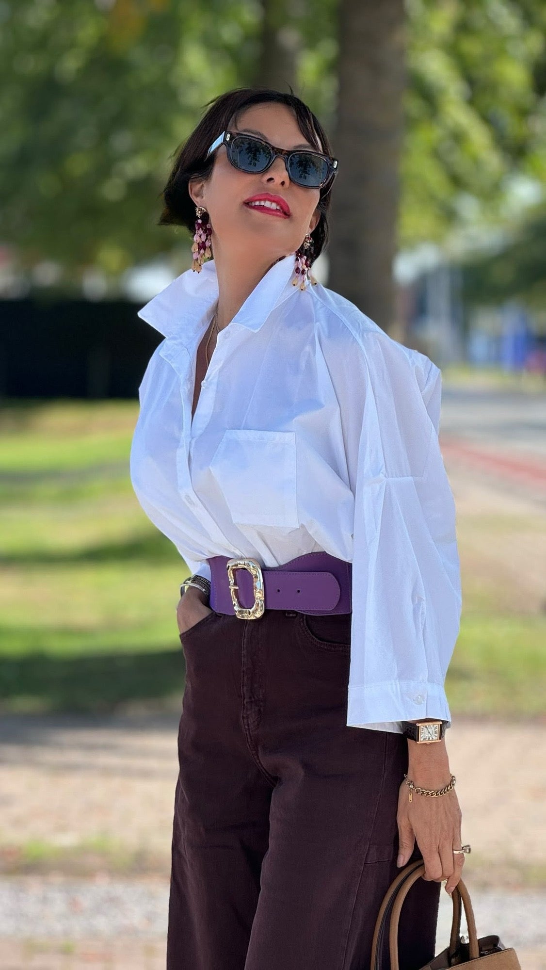 Belt Hobo purple