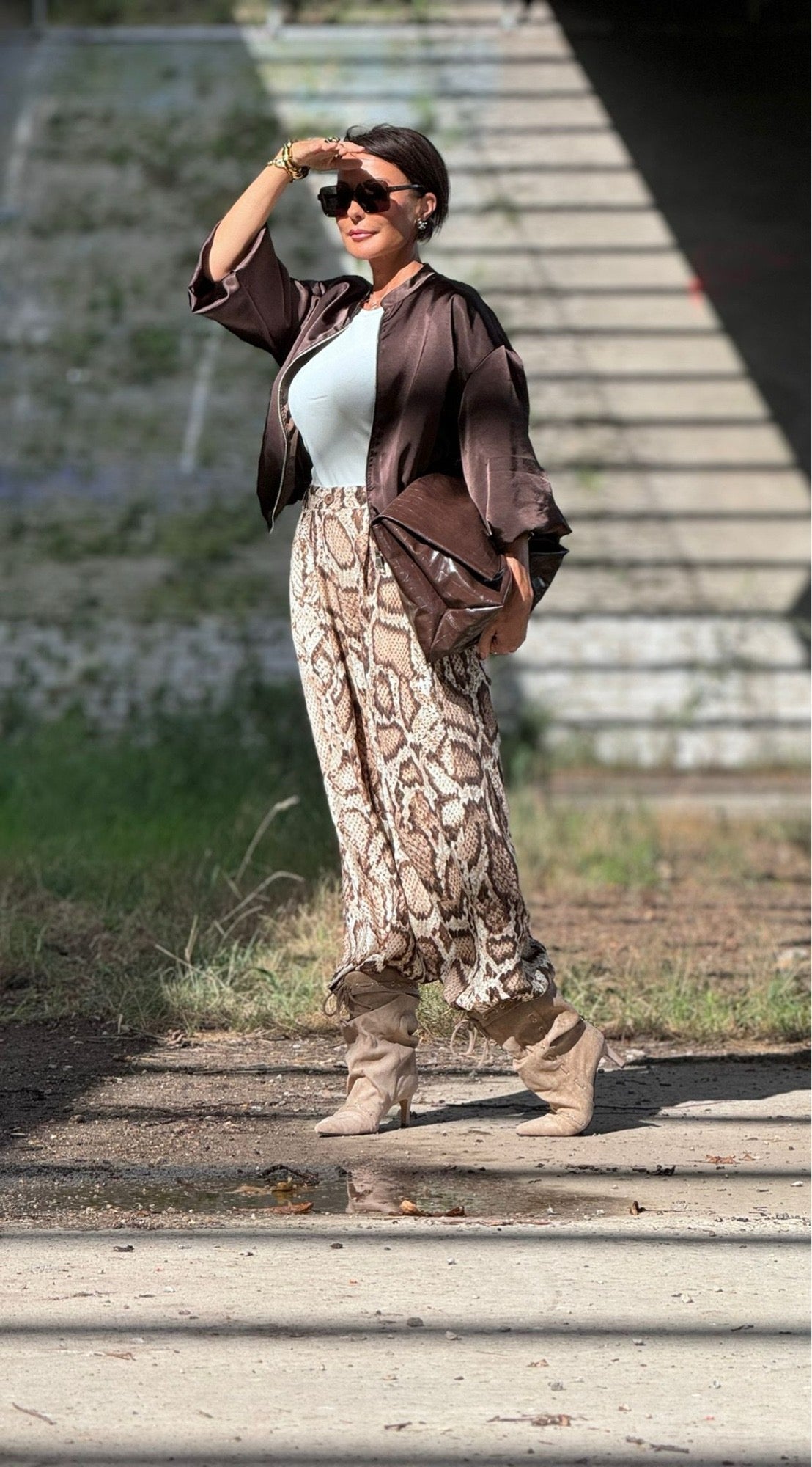 Bomber Leona choco