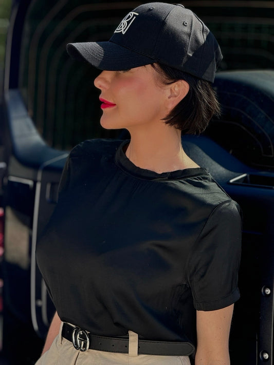 Tee satin black