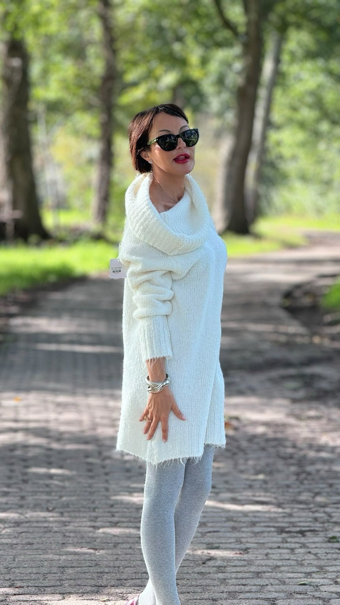 Dress pull Carlotta cream