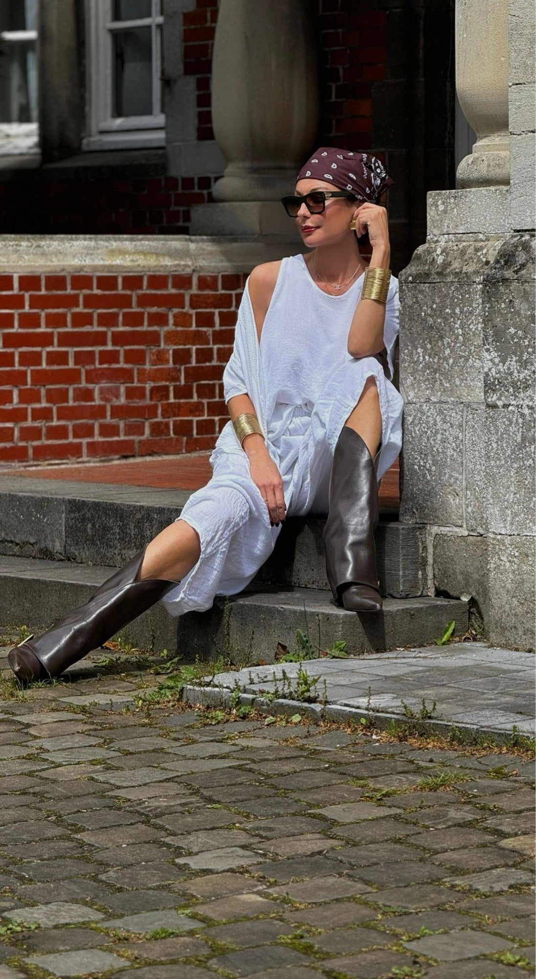 Jacket linen Sarah white