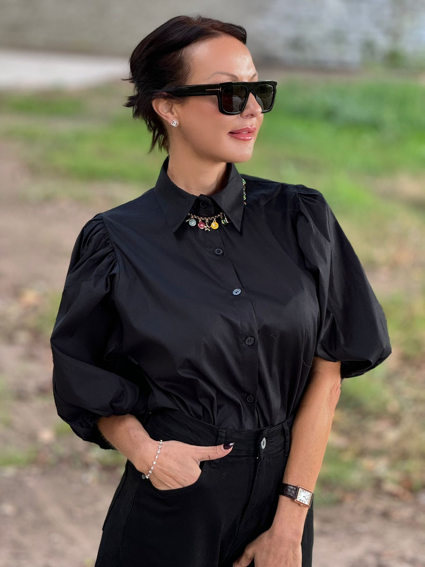 Blouse Linden black
