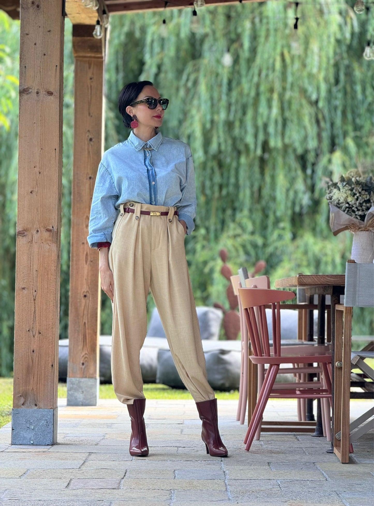 Harvest jeans blouse