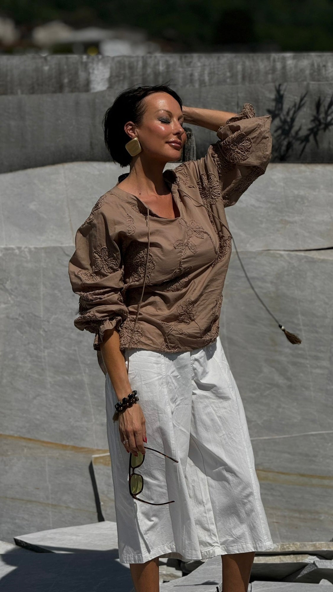 Blouse Claire crinkles