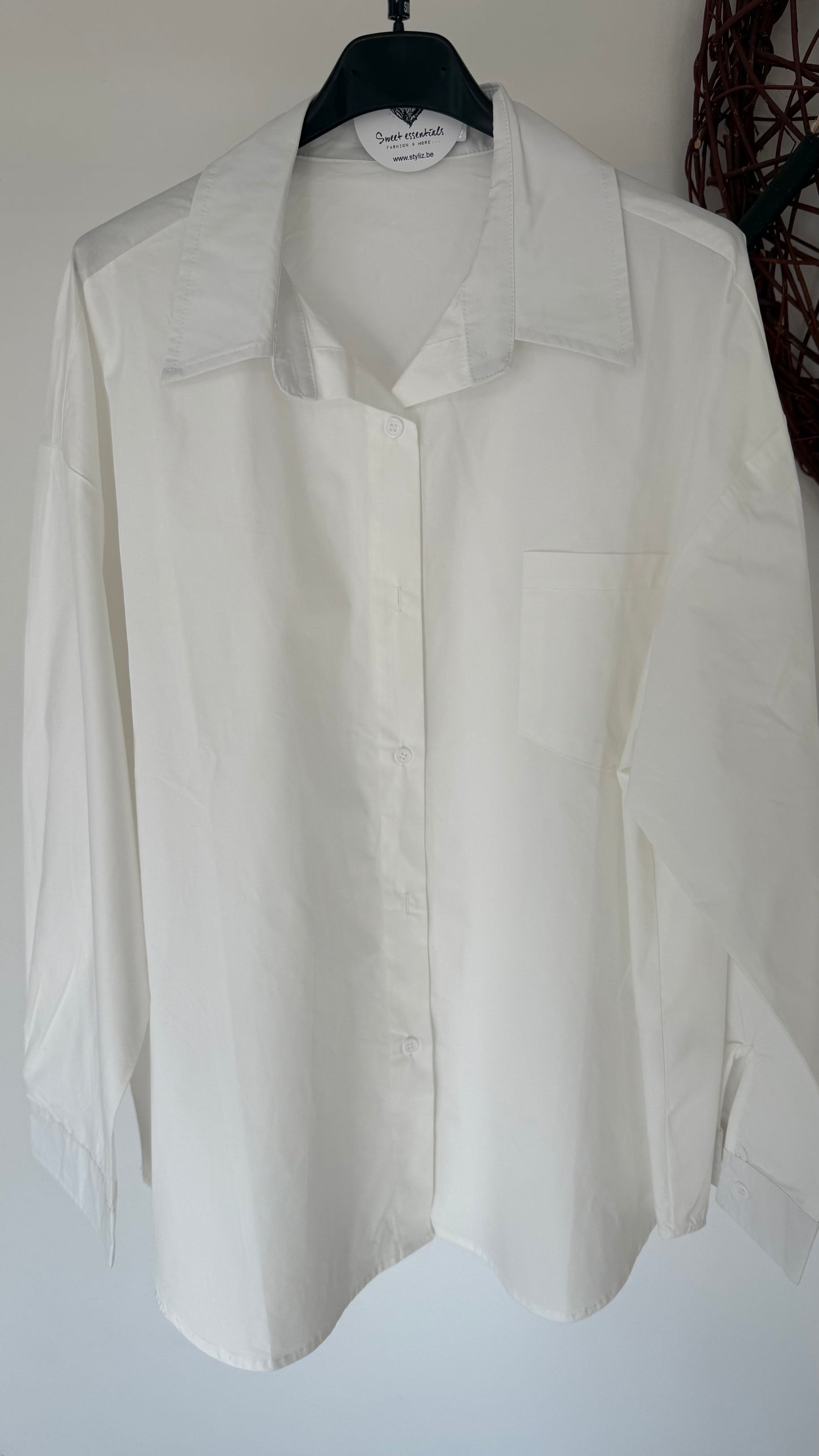 Blouse Ava white cotton