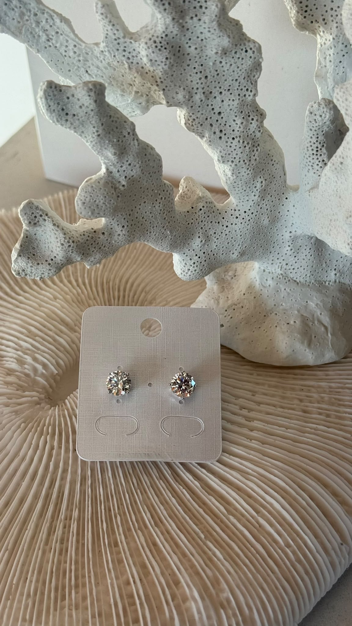 Earrings Barbs diamond silver