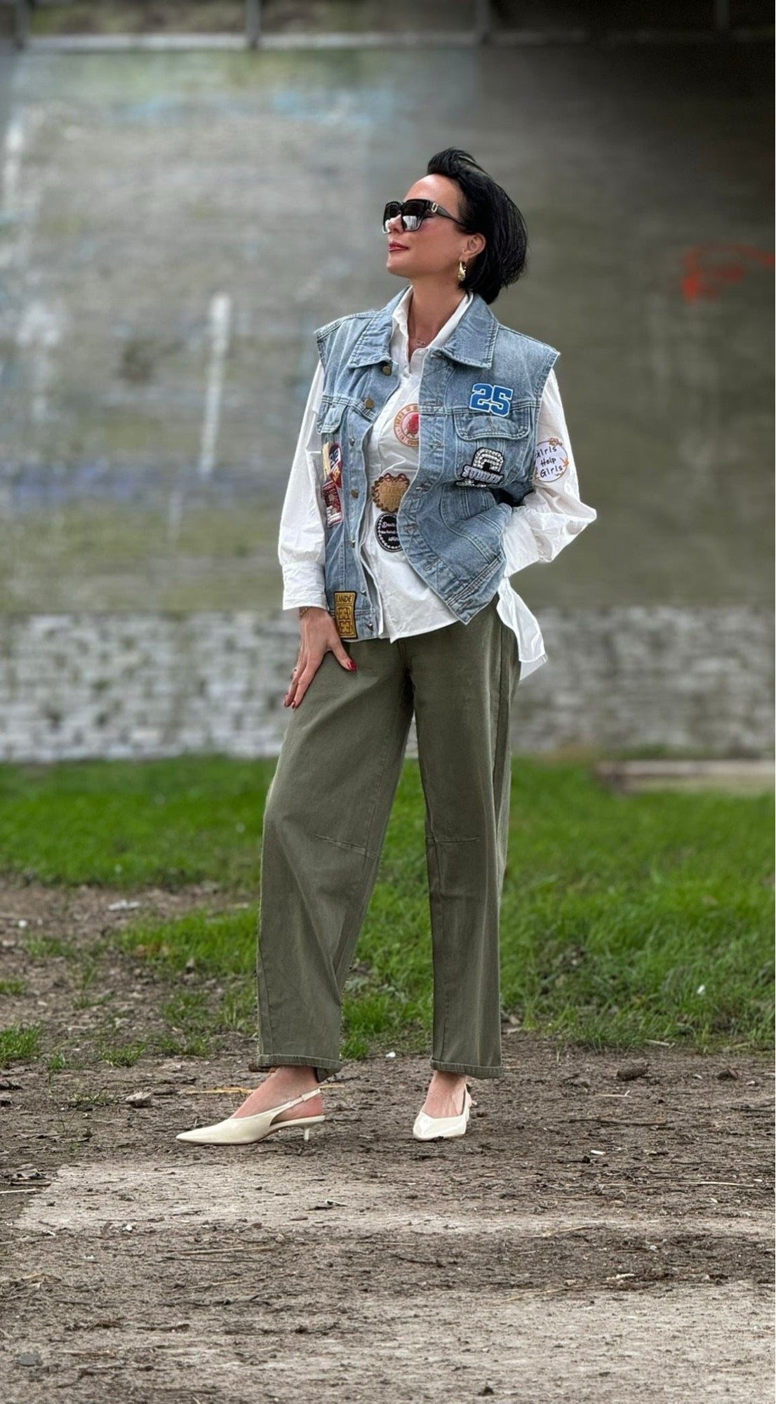 Jacket Leyla patched