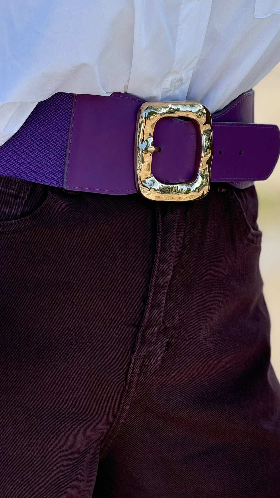 Jeans Gigi aubergine
