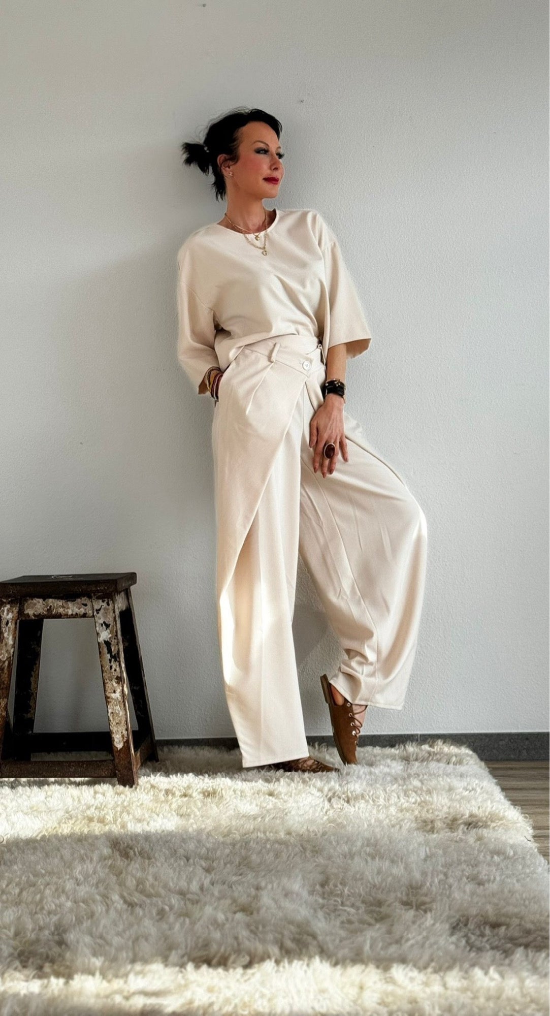 Pantalon Delphine nue