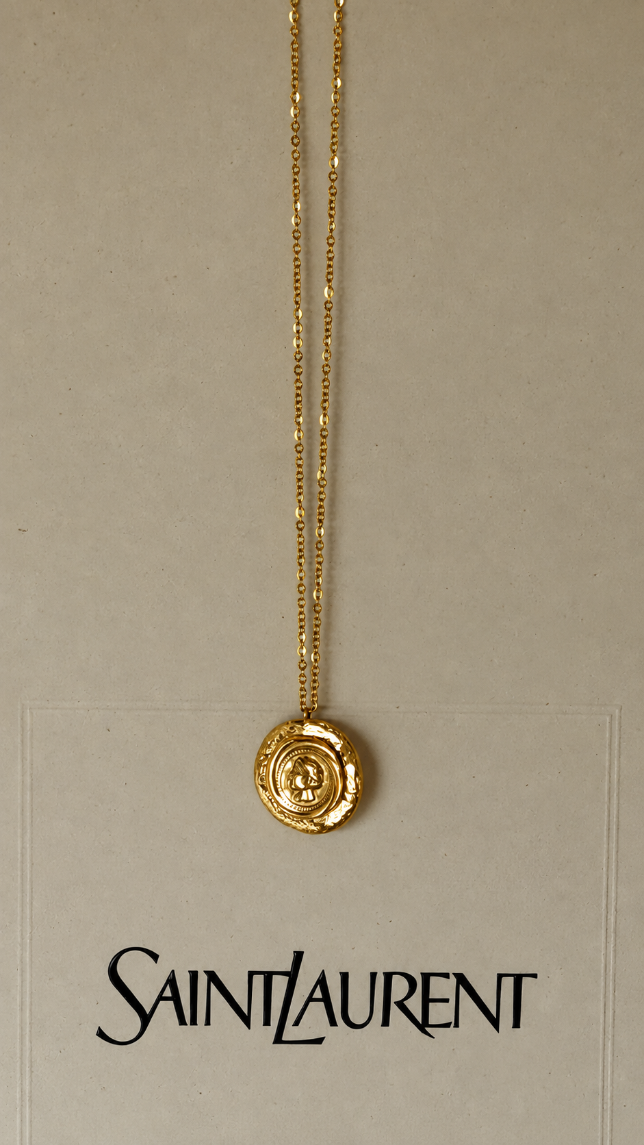 Chain Medallion gold