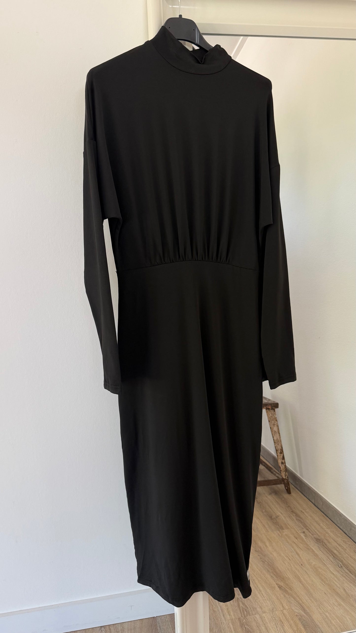 Dress Rosalind long black (S)