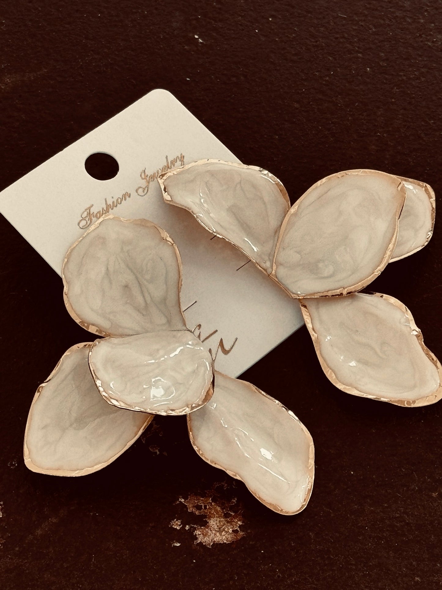 Earrings Twain flower