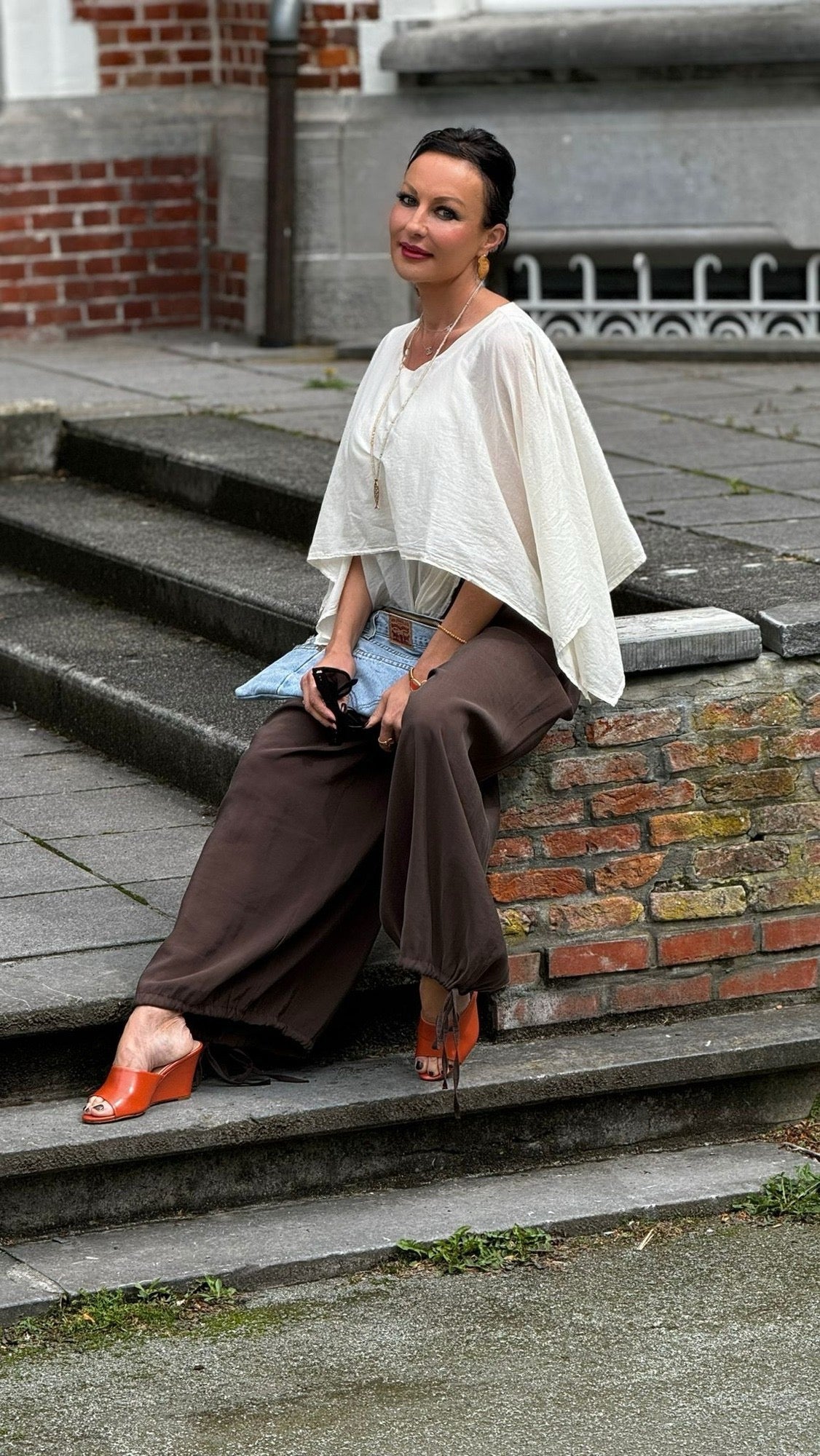 Pants dolly uni taupe