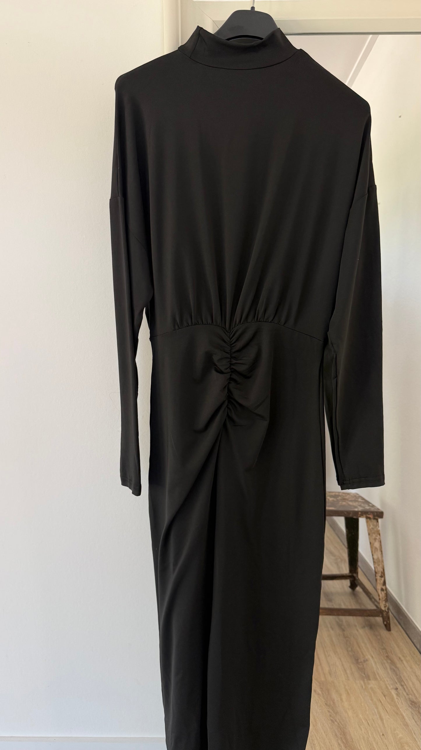 Dress Rosalind long black (S)