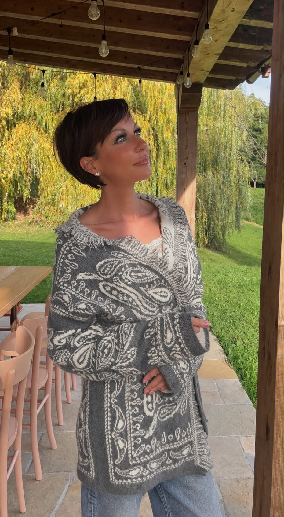 Cardigan Barbs K grey