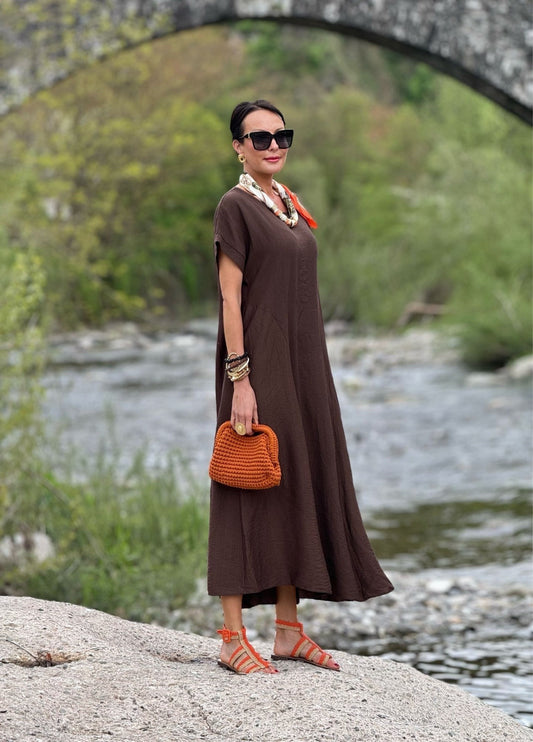 Dress Virginia brown