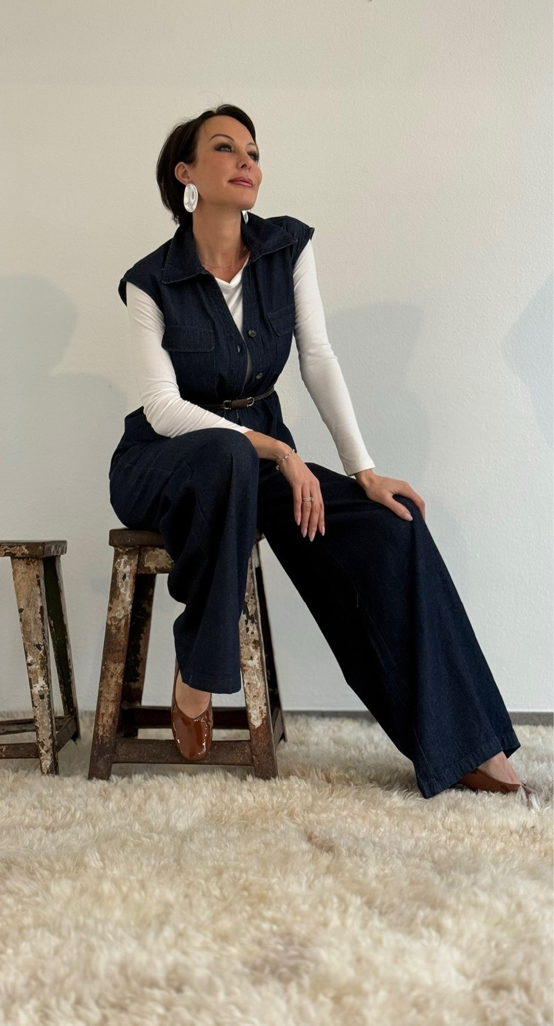 Jacket Jill + belt jeans